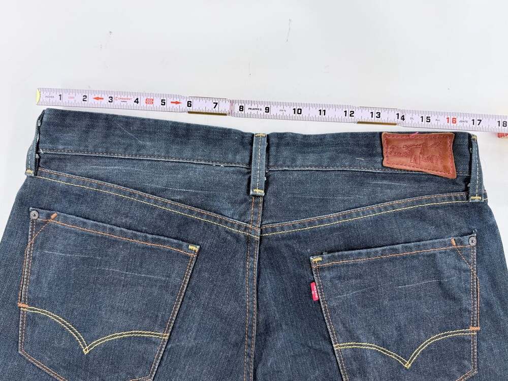 Levi’s Red Jeans 36x34 Slim Straight Dark Wash 100% Cotton Red Tab Denim